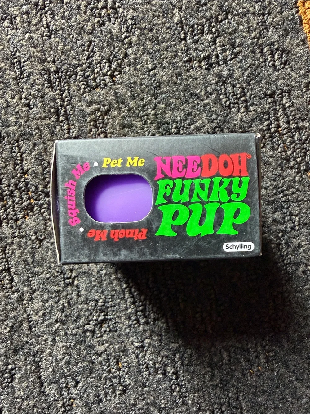 Needoh Funky Pup Purple Squishy Toy - Kids Toys